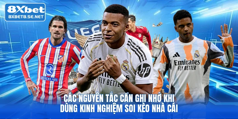 Các nguyên tắc cần ghi nhớ khi dùng kinh nghiệm soi kèo nhà cái