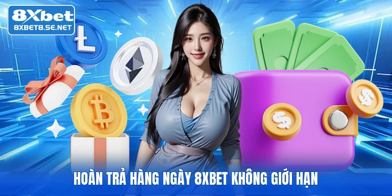Hoàn trả hàng ngày 8XBET không giới hạn