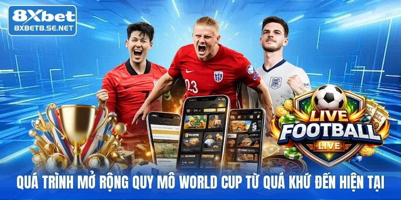 Quá trình mở rộng quy mô World Cup từ quá khứ đến hiện tại